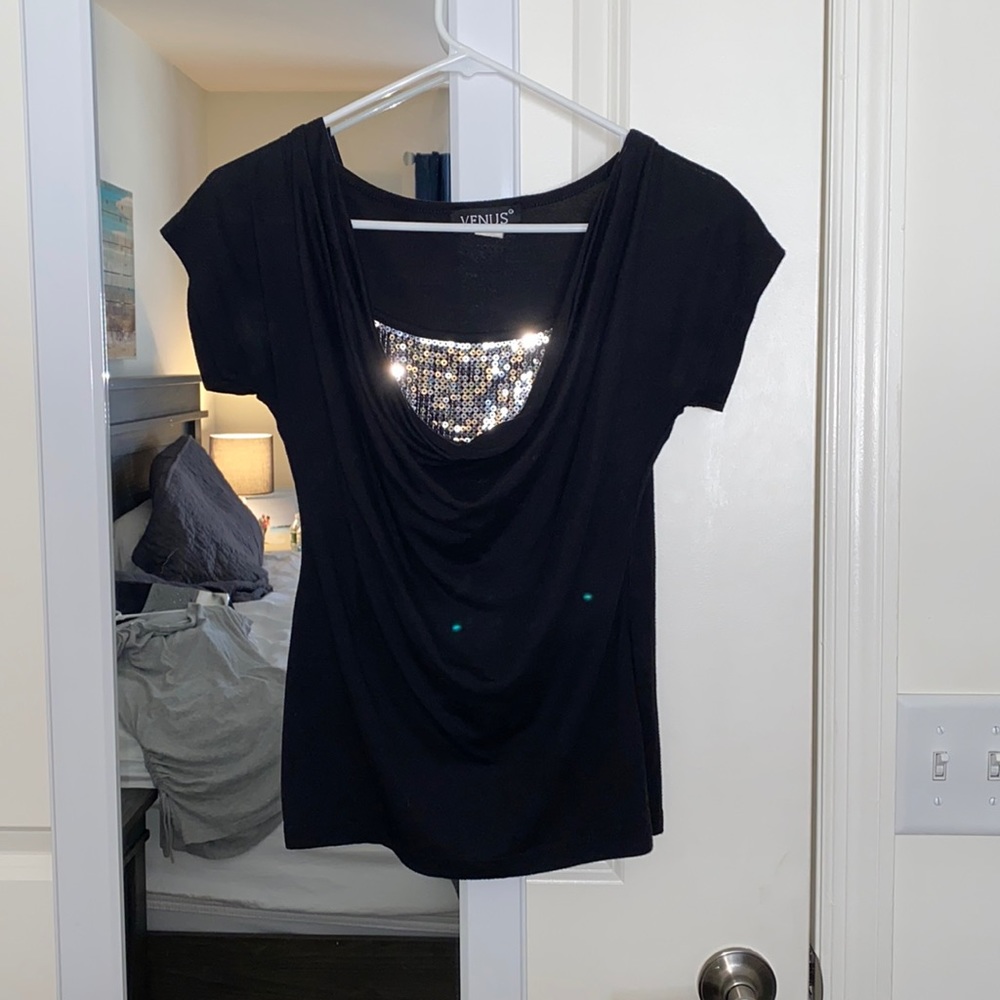 Venus Sequin T-Shirt